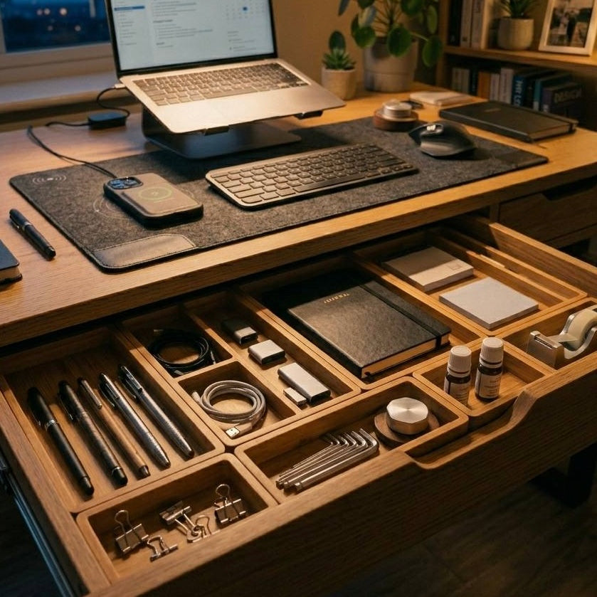 Desk Drawer Organizer Tray