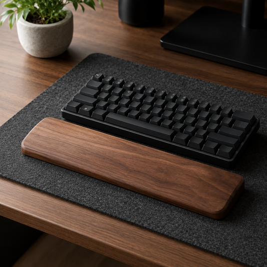 Wooden Wrist Rest for Keyboards